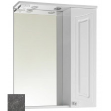 Зеркальный шкаф Vod-ok Адам 9069 65 R мрамор графит