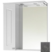 Зеркальный шкаф Vod-ok Адам 9072 75 L мрамор графит