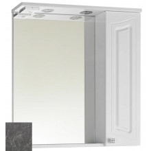 Зеркальный шкаф Vod-ok Адам 9071 75 R мрамор графит
