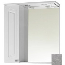 Зеркальный шкаф Vod-ok Адам 9079 75 L мрамор серый