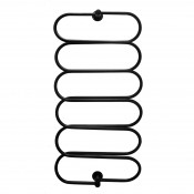 Электрический полотенцесушитель Energy Aura 1200x600 RAL 9005 (черный матовый) EETR0AURA12060R905M