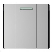 Зеркало-шкаф Vod-ok Флорена 80 черное