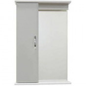 Зеркало-шкаф Vod-ok Тунис 55 белый левый