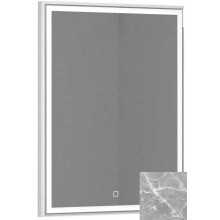 Зеркало Vod-ok Лайт 9140 60x80 с подсветкой мрамор серый
