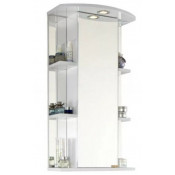 Зеркало-шкаф Vod-ok Эльба 45 белое левое