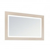 Зеркало Vod-ok Эльвира 100х75 с подсветкой бежевое