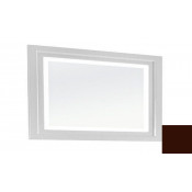 Зеркало Vod-ok Эльвира 120х75 с подсветкой шоколад