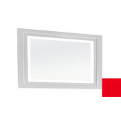 Зеркало Vod-ok Эльвира 110х75 с подсветкой красное