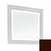 Зеркало Vod-ok Эльвира 80х75 с подсветкой шоколад