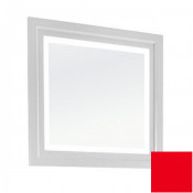 Зеркало Vod-ok Эльвира 90х75 с подсветкой красное