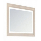 Зеркало Vod-ok Эльвира 90х75 с подсветкой бежевое