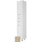 Пенал Vod-ok Арабеска 35 L с бельевой корзиной дубослив ореховый светлый