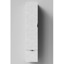 Шкаф-пенал Vod-ok Марко vd220211847 30 L дверь и ящик, ручки хром, белый камень
