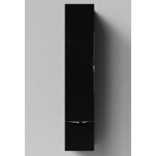 Шкаф-пенал Vod-ok Марко vd220211814 30 L дверь и ящик, ручки хром, черный глянец