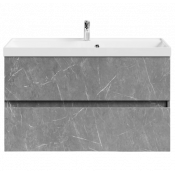 Тумба под раковину Vod-ok Бест 100 мрамор серый