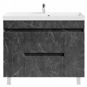 Тумба под раковину Vod-ok Бест 100 мрамор графит софт тач 4044-3