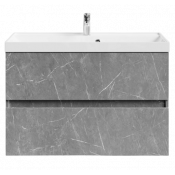 Тумба под раковину Vod-ok Бест 90 мрамор серый