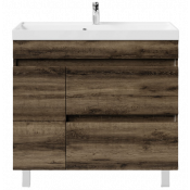 Тумба под раковину Vod-ok Бест 90 L дуб крымский коричневый