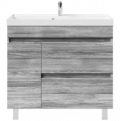 Тумба под раковину Vod-ok Бест 90 L лиственница серая