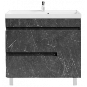 Тумба под раковину Vod-ok Бест 90 R мрамор графит