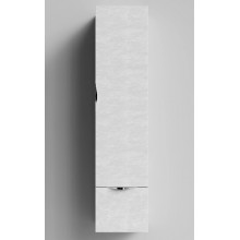 Шкаф-пенал Vod-ok Марко vd220212144 35 R дверь и ящик, ручки хром, белый камень