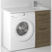 Тумба под раковину Vod-ok Смайл 110 дуб крымский коричневый