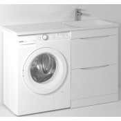 Тумба под раковину Vod-ok Смайл 120 белый глянец