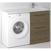 Тумба под раковину Vod-ok Смайл 120 дуб крымский коричневый 131005-9005