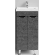 Тумба под раковину Vod-ok Смайл 40 серый камень