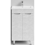 Тумба под раковину Vod-ok Смайл 50 белый камень 57805