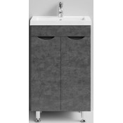 Тумба под раковину Vod-ok Смайл 50 серый камень