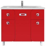 Тумба под раковину Vod-ok Арнелла 100 красный