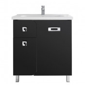 Тумба с раковиной Vod-ok Арнелла 80 черный