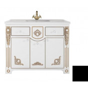 Тумба под раковину Vod-ok Версаль 105 черный/золото