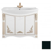 Тумба под раковину Vod-ok Кармен 105 черный/золото