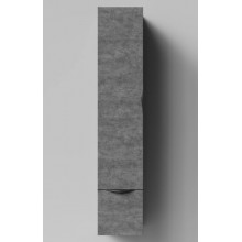 Шкаф-пенал Vod-ok Марко 9305 30 L дверь и ящик, ручки черные, серый камень