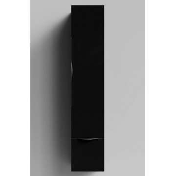 Шкаф-пенал Vod-ok Марко 9308 30 R дверь и ящик, ручки черные, черный глянец