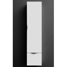 Шкаф-пенал Vod-ok Марко 9334 35 R дверь и ящик, ручки черные, белый глянец