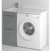 Тумба с раковиной Vod-ok Смайл 100 L горный камень