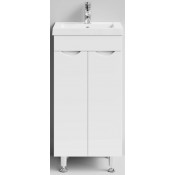 Тумба с раковиной Vod-ok Смайл 40 белый глянец