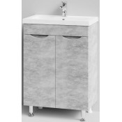 Тумба с раковиной Vod-ok Смайл 58 горный камень