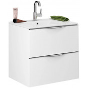 Тумба под раковину Vod-ok Марко 60 хром/белый глянец