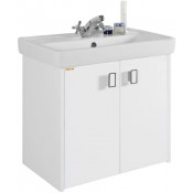 Тумба под раковину Vod-ok Мона 60 белый глянец