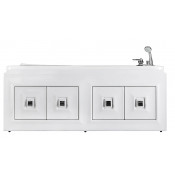 Экран под ванну Vod-ok Риккардо 170 белый/серебро