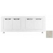 Экран-купе под ванну Vod-ok Лира 150 белый камень