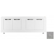 Экран-купе под ванну Vod-ok Лира 170 мрамор серый