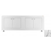 Экран-купе под ванну Vod-ok Олимп 180 мрамор белый натур милк