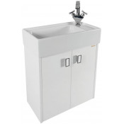 Тумба под раковину Vod-ok Твист 50 белый глянец