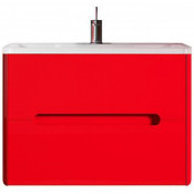 Тумба c раковиной Vod-ok Флорена 60 красный