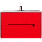 Тумба c раковиной Vod-ok Флорена 70 красный